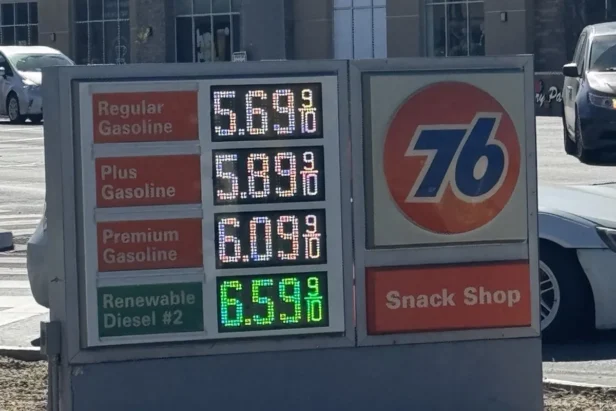 High gas prices in California