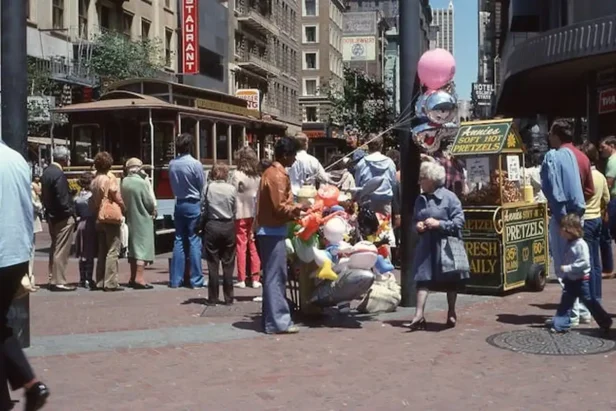 Children participate in colorful tricycle races during a Bay Area weekend event featuring Easter activities and vintage demon